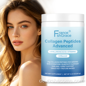 Beste Kollagenpeptide Hyaluronsäure Vitamin C Pulver
